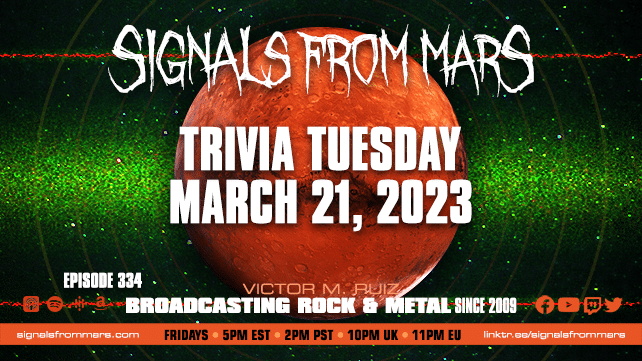 Signals From Mars - Episode 334 - Rush Trivia Tuesday