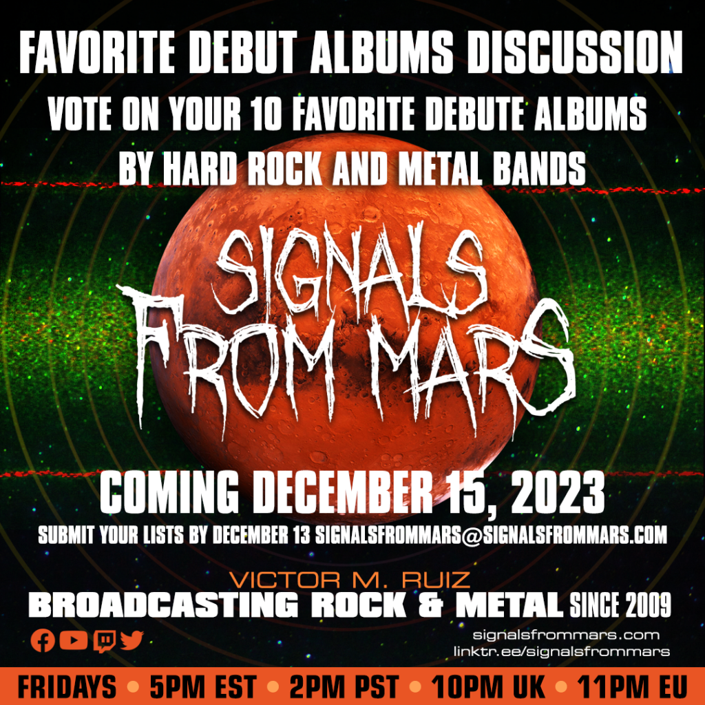Signals From Mars Debut Albums Discussion Voting Countdown Ranking