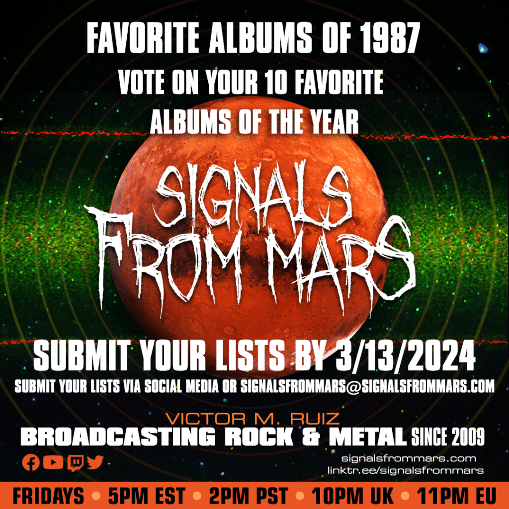 Signals From Mars Favorites Of 1987 Voting Best Of 1978 Voting